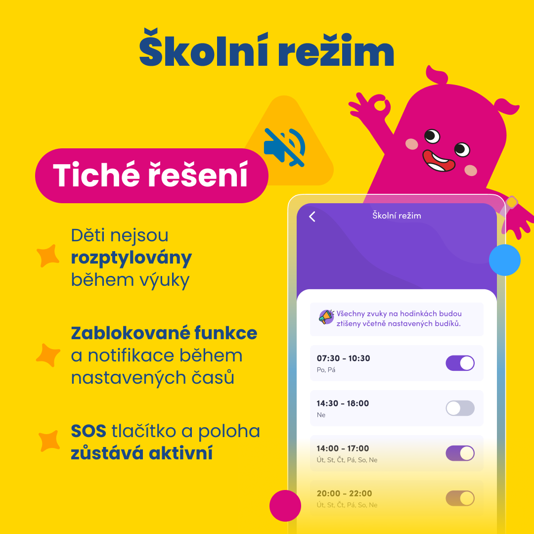 Dětské volací GPS hodinky KLOKI Star - Růžové