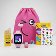 Back to School MAX Bundle: KLOKI Star Kids' Calling GPS Watch - Pink