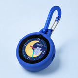 Silicone frame with charging cable and carabiner