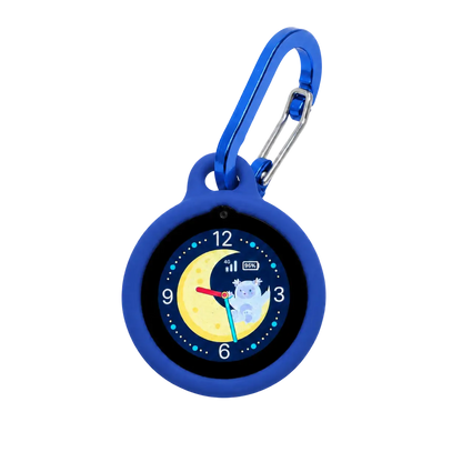 Silicone frame with charging cable and carabiner