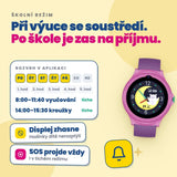 Dětské volací GPS hodinky KLOKI Moon - Růžové