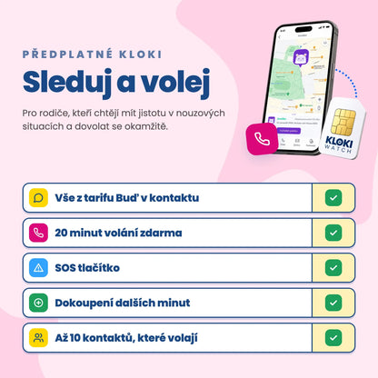 Předplatné KLOKI – Sleduj a volej, co obsahuje