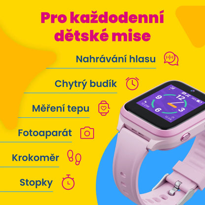 Dětské volací GPS hodinky KLOKI Star - Černé | Akční balíček