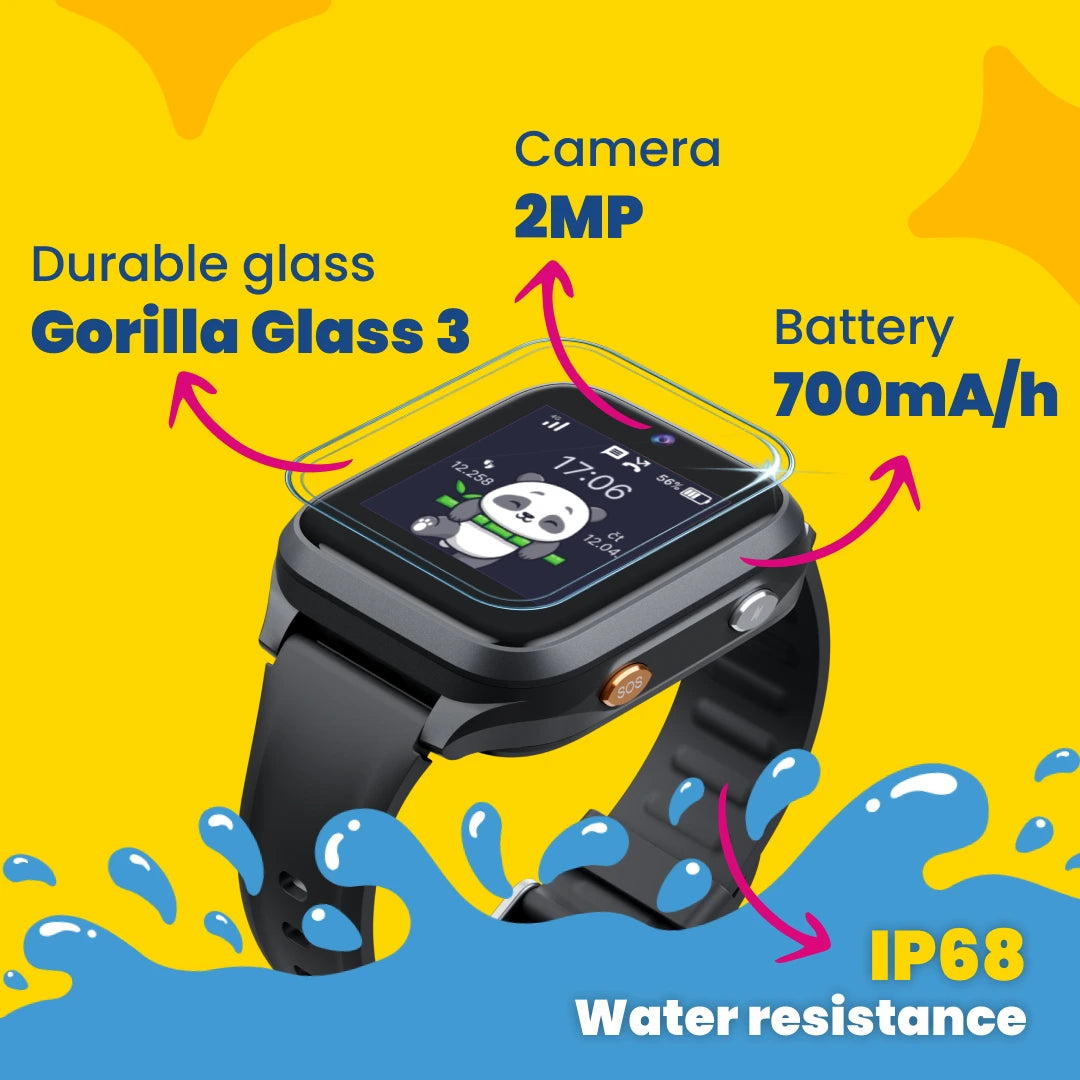 Children's GPS Calling Watch KLOKI Star - Pink + Gift