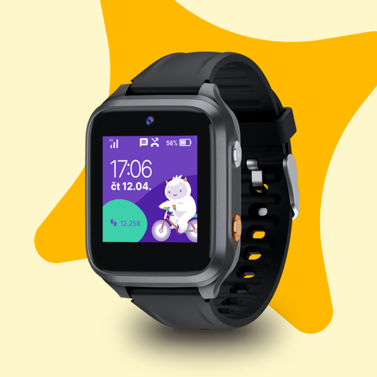 Dětské volací GPS hodinky KLOKI Star - Černé