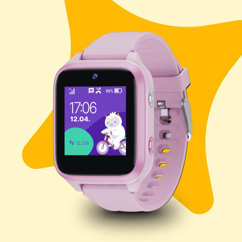 Dětské volací GPS hodinky KLOKI Star - Růžové | Akční balíček