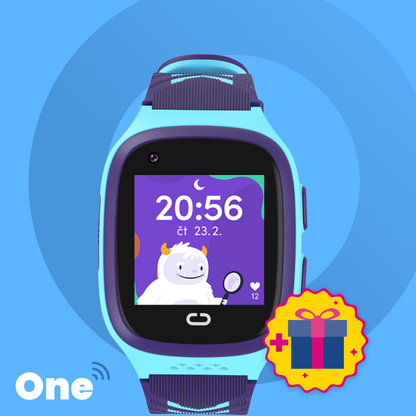 Dětské volací GPS hodinky KLOKI One - Modré