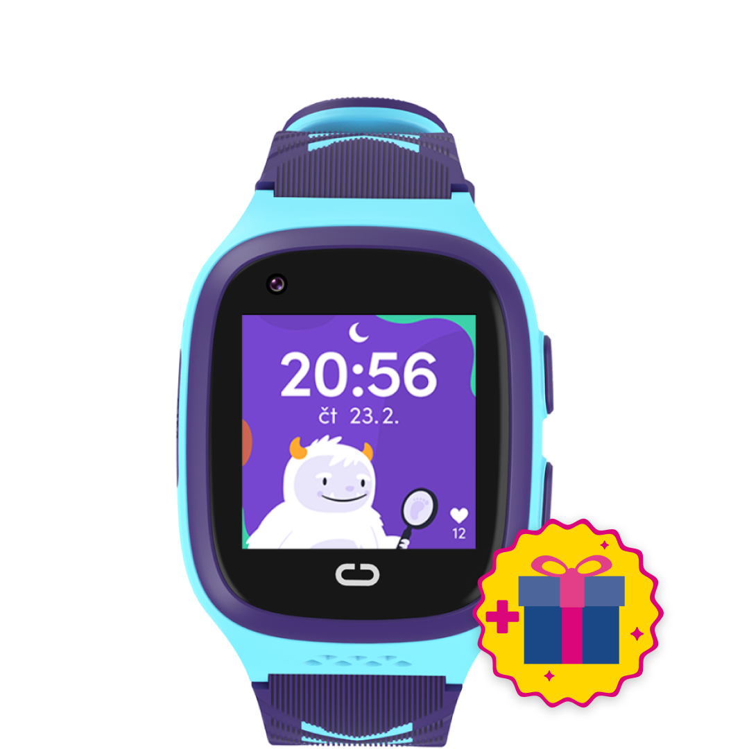 Dětské volací GPS hodinky KLOKI - Modré