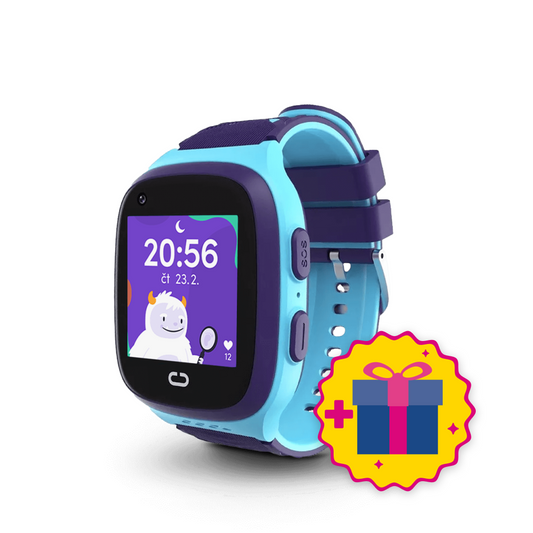 Detské volacie GPS hodinky KLOKI - Modré