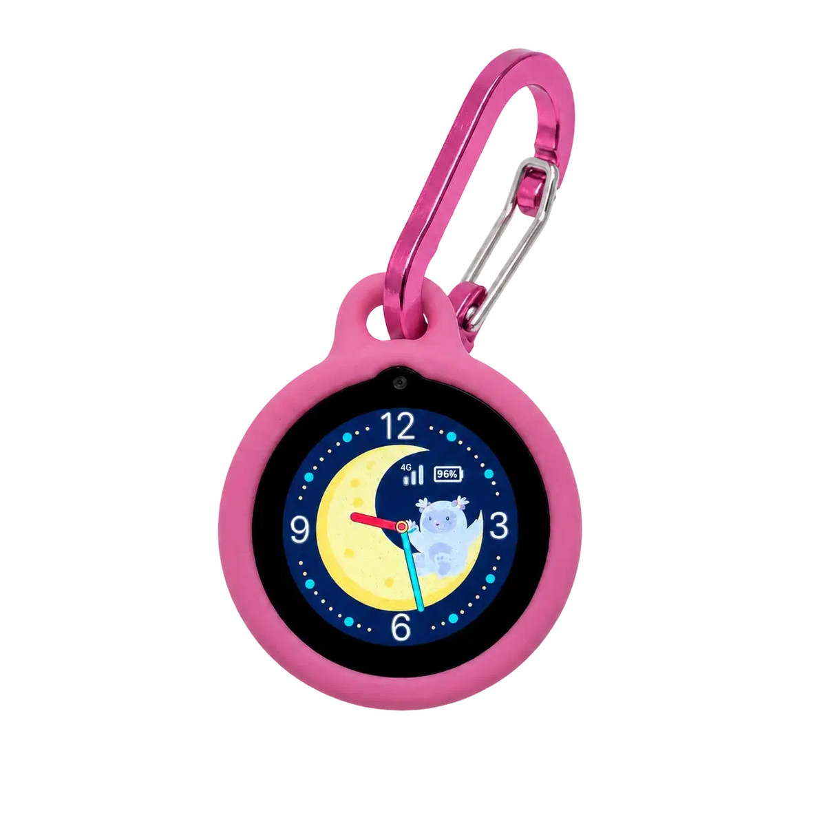 Silicone frame with charging cable and carabiner