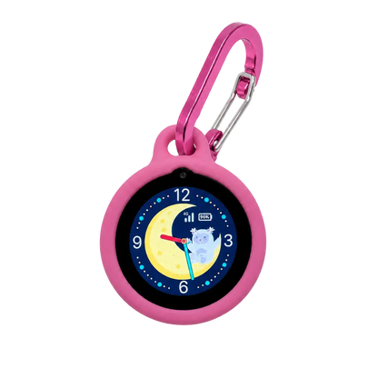 Silicone frame with charging cable and carabiner