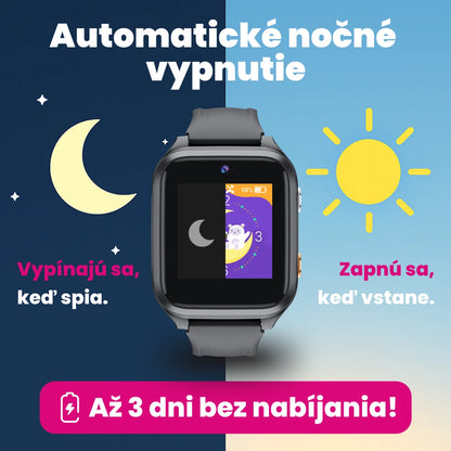 Detské volacie GPS hodinky KLOKI Star - Čierne | Letný balíček
