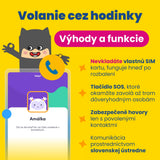 Detské volacie GPS hodinky KLOKI Star - Čierne | Letný balíček