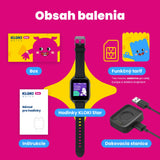 Detské volacie GPS hodinky KLOKI Star - Čierne | Letný balíček