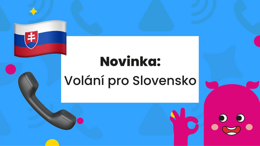 Spustili jsme volání i pro slovenské zákazníky! 🇸🇰