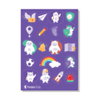 Sticker set - Yeti's family adventure